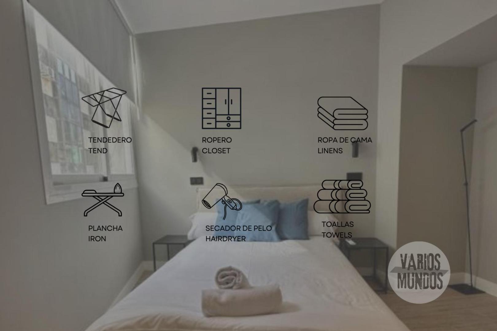 Central Apt De 2Hab Para 5Pax En Calle Silva E2 Madrid Esterno foto