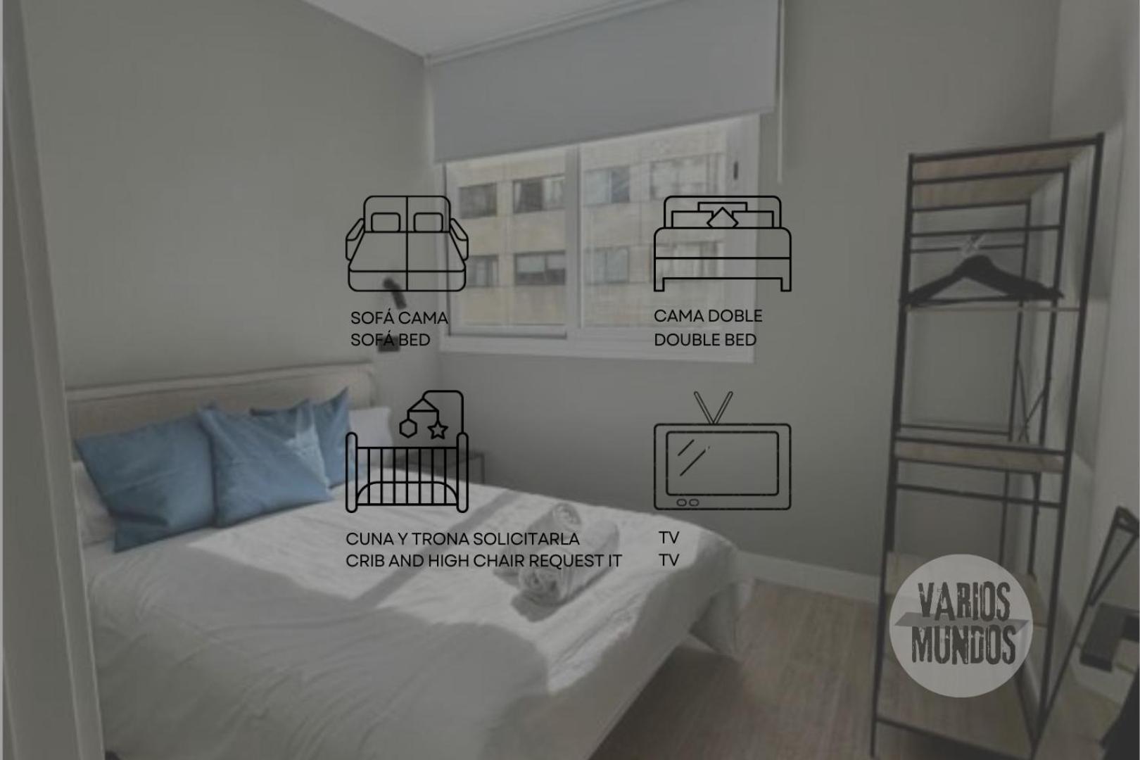 Central Apt De 2Hab Para 5Pax En Calle Silva E2 Madrid Esterno foto